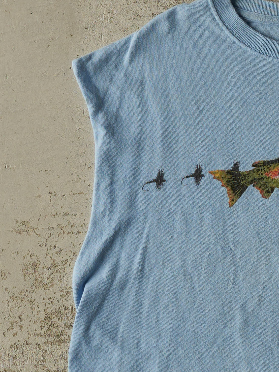 Vintage Y2K Blue Fishing Tank (M)