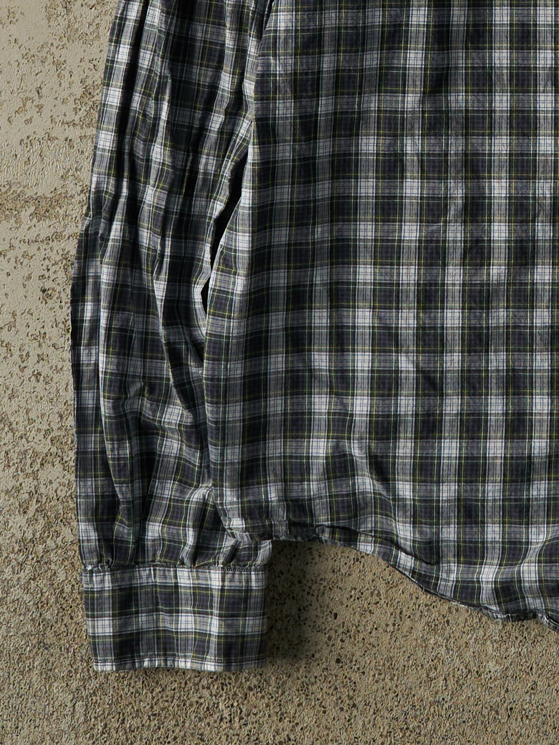 Vintage 90s Green Polo Button Up Long Sleeve (L/XL)