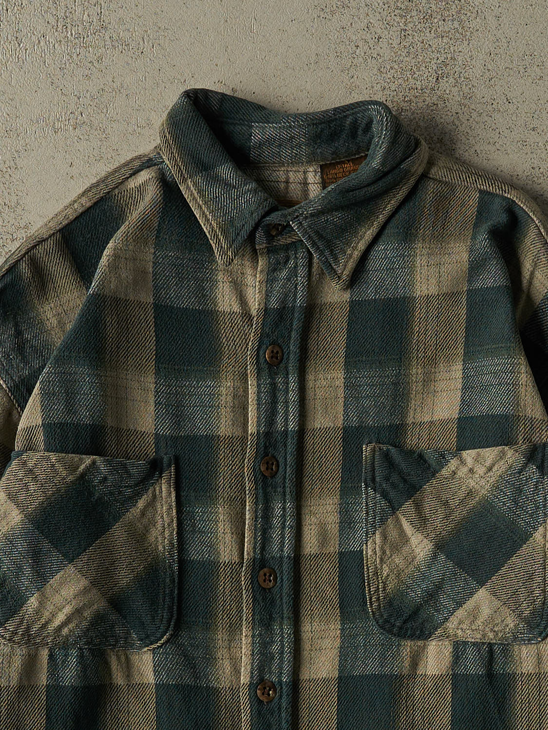 Vintage 90s Green St Johns Bay Button Up Long Sleeve (XL)