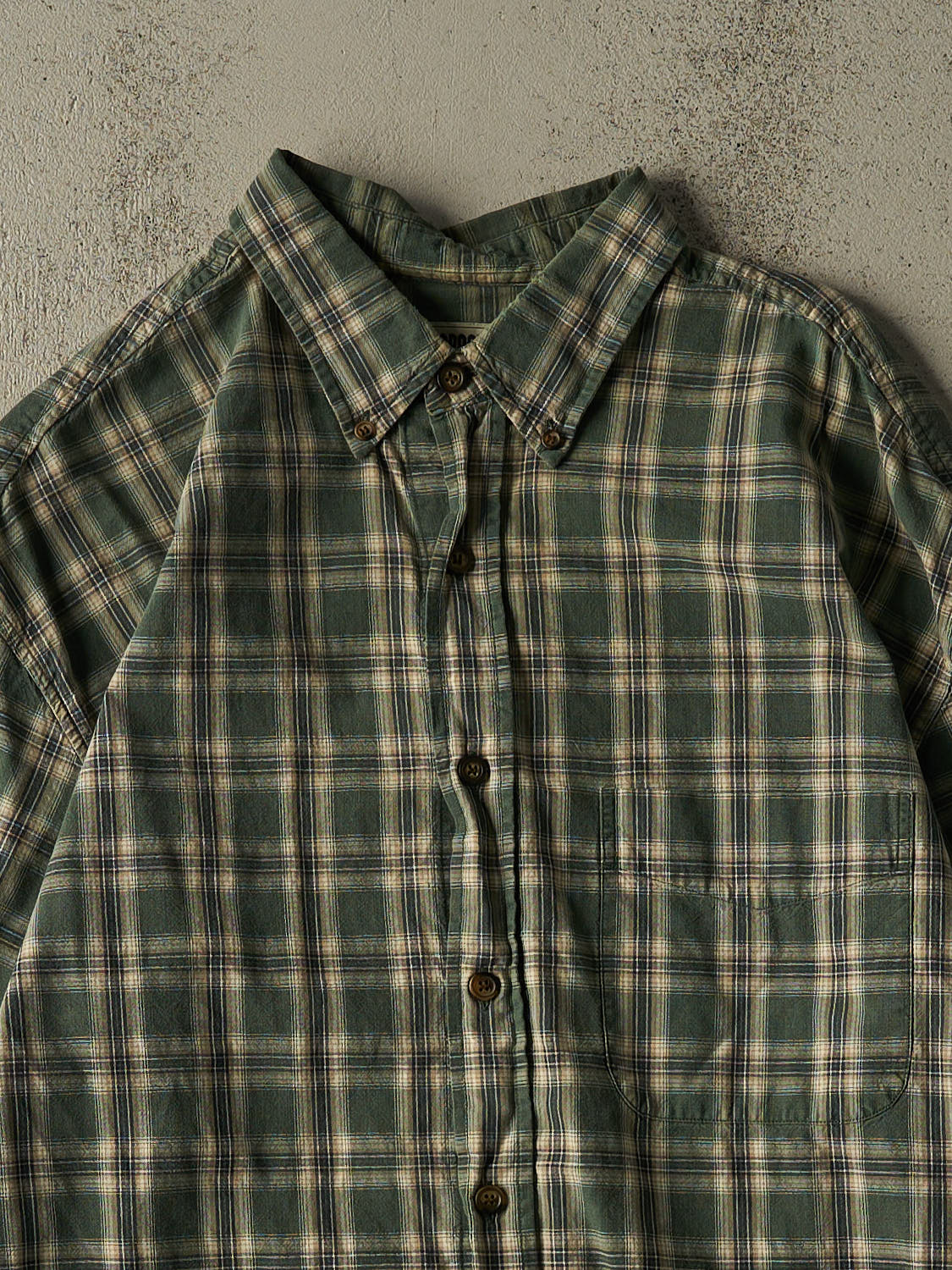 Vintage Y2K Green Aeropostale Button Up Long Sleeve (XL/XXL)