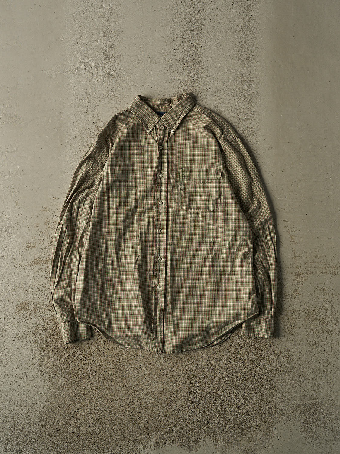 Vintage 90s Green Ralph Lauren Button Up Long Sleeve (L/XL)