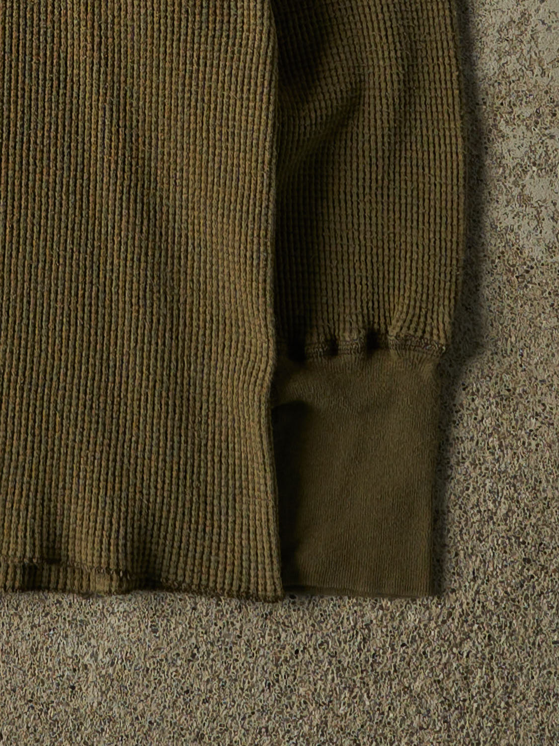 Vintage 90s Faded Green Thermal Long Sleeve (XS/S)