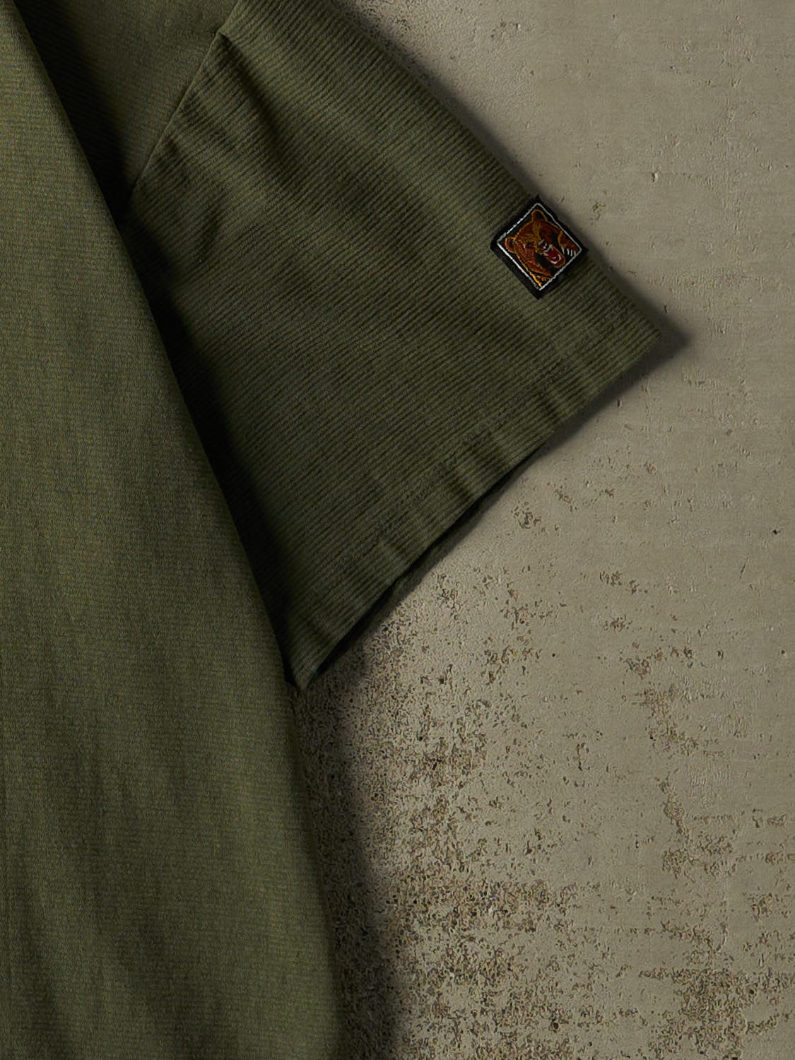 Vintage 90s Green Kodiak Textured Blank Tee (L/XL)