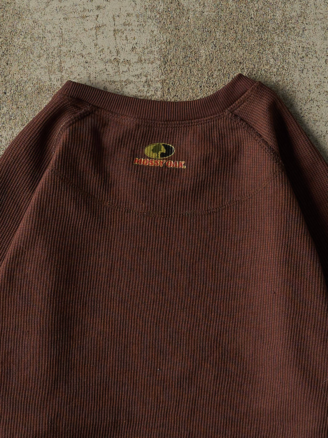 Vintage Y2K Brown Mossy Oak Thermal Long Sleeve (L)