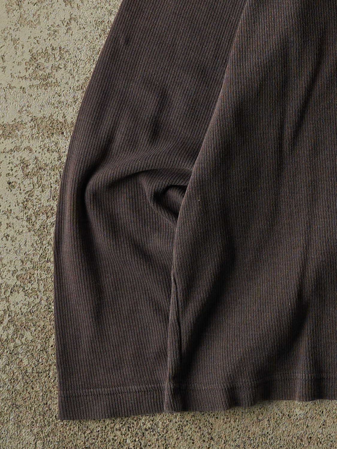 Vintage Y2K Charcoal Grey Old Navy Thermal Long Sleeve (M)