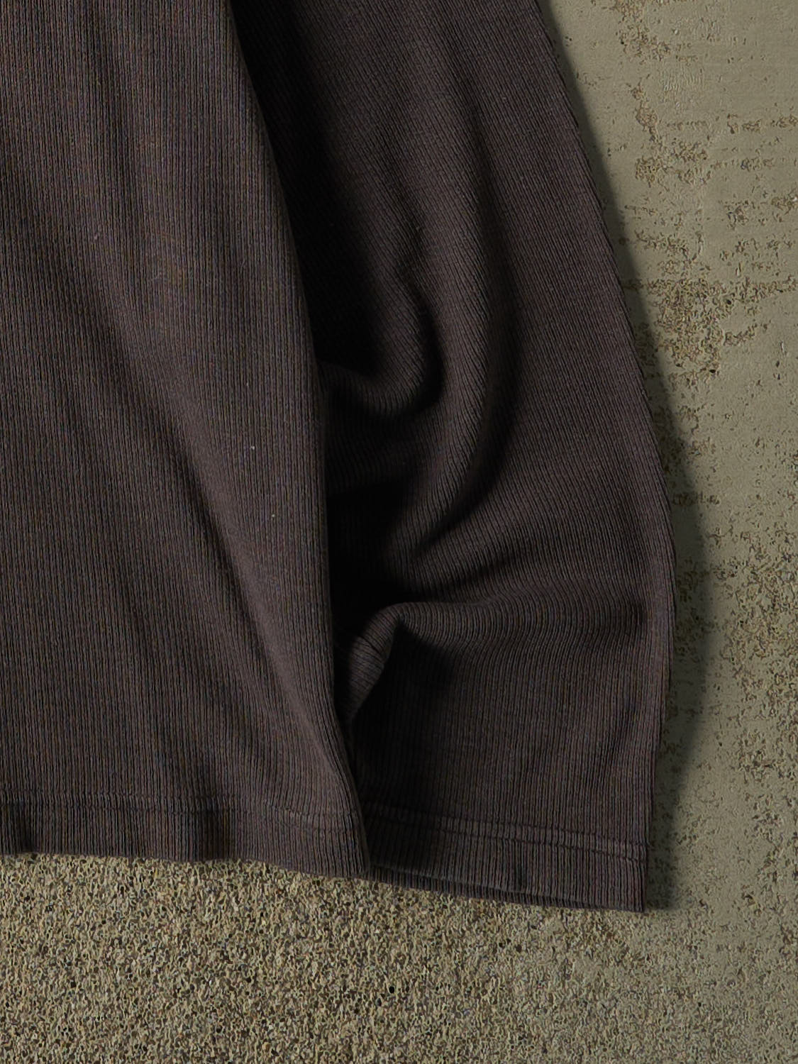 Vintage Y2K Charcoal Grey Old Navy Thermal Long Sleeve (M)