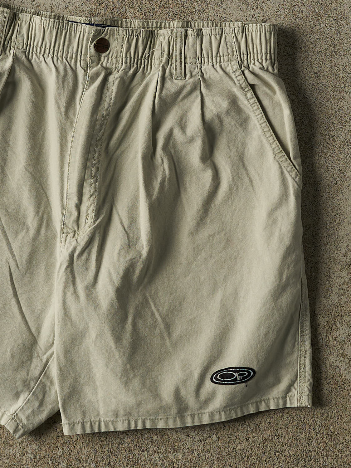 Vintage 90s Beige Ocean Pacific Shorts (33x7.5)