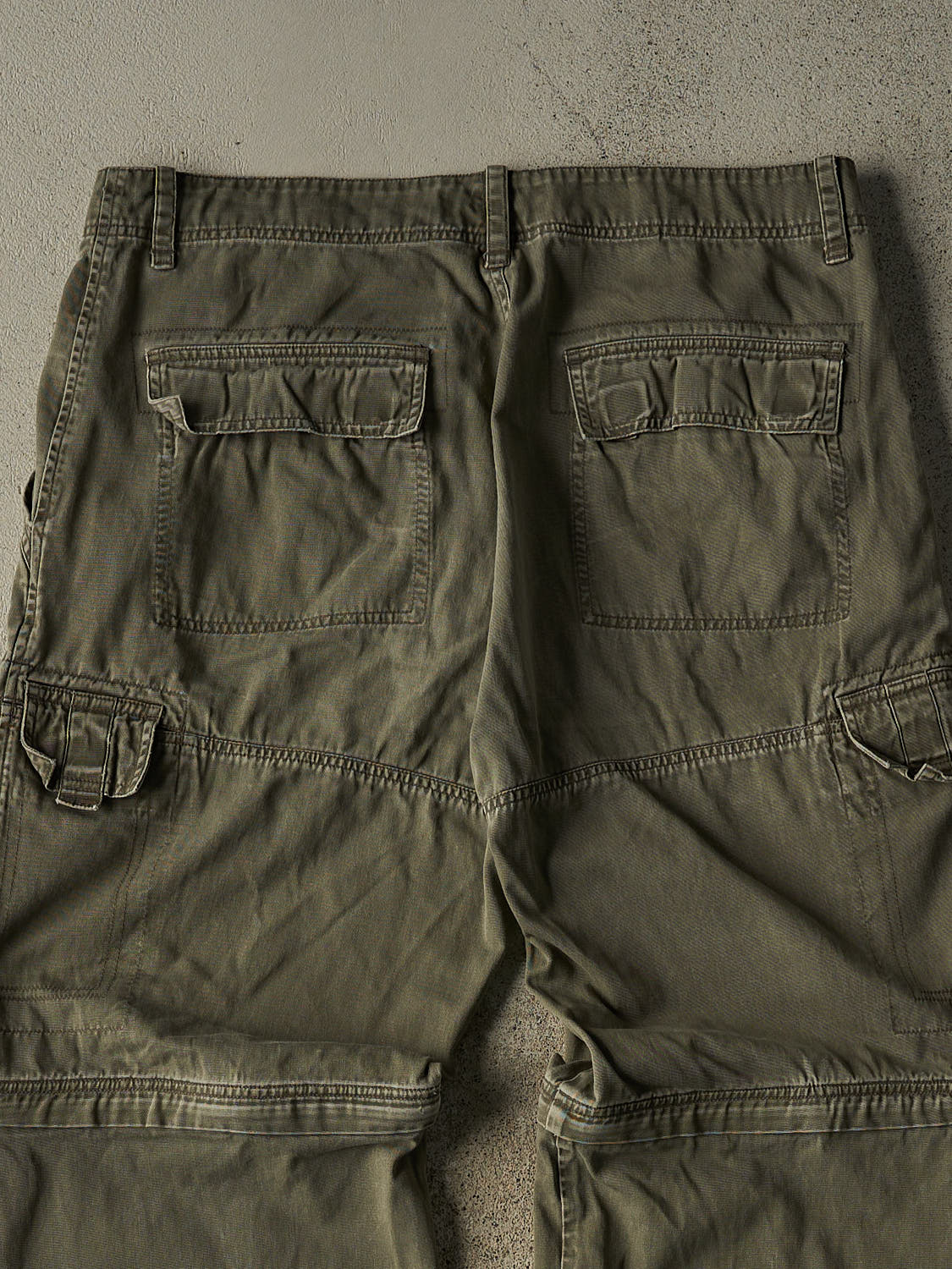Vintage 90s Green Zip Off Cargo Pants (36x30)