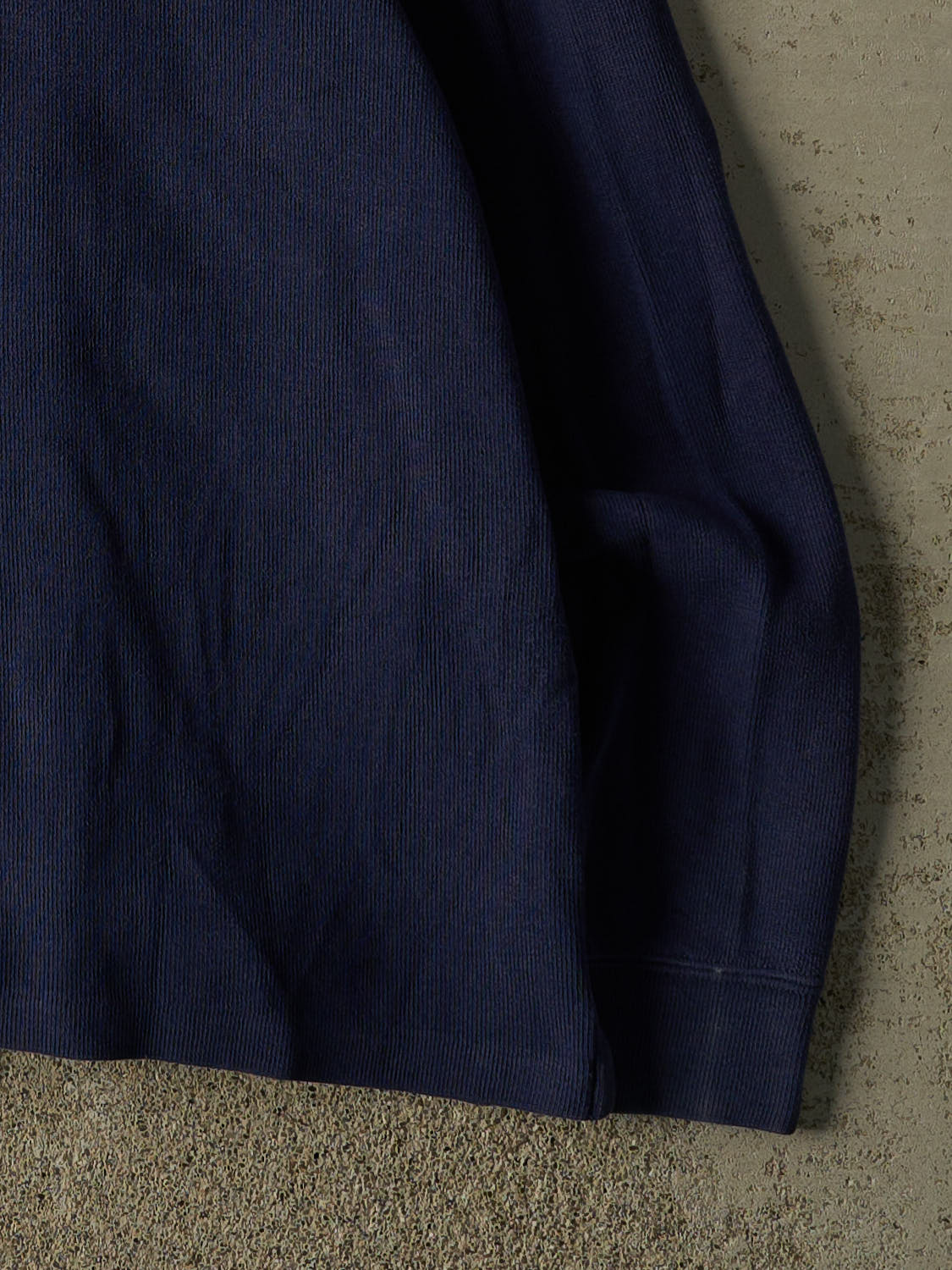 Vintage 90s Navy Blue Polo Quarter Zip Knit (M/L)