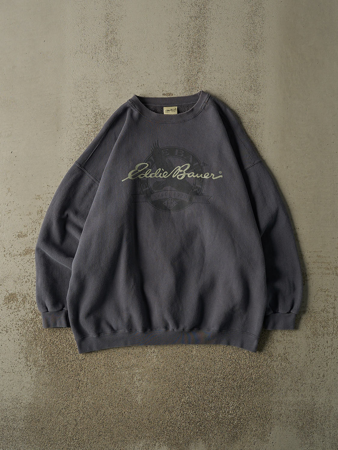 Vintage Y2K Slate Blue Eddie Bauer Crewneck (XL)