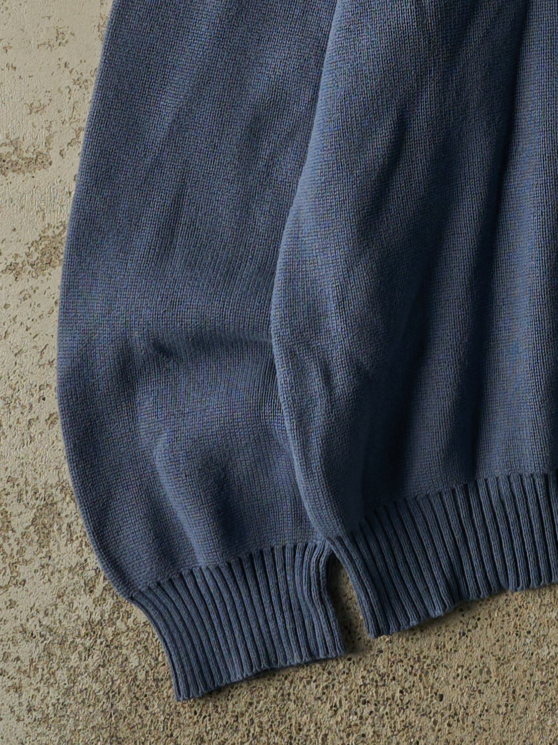 Vintage 90s Blue Old Navy Embroidered Knit (L)