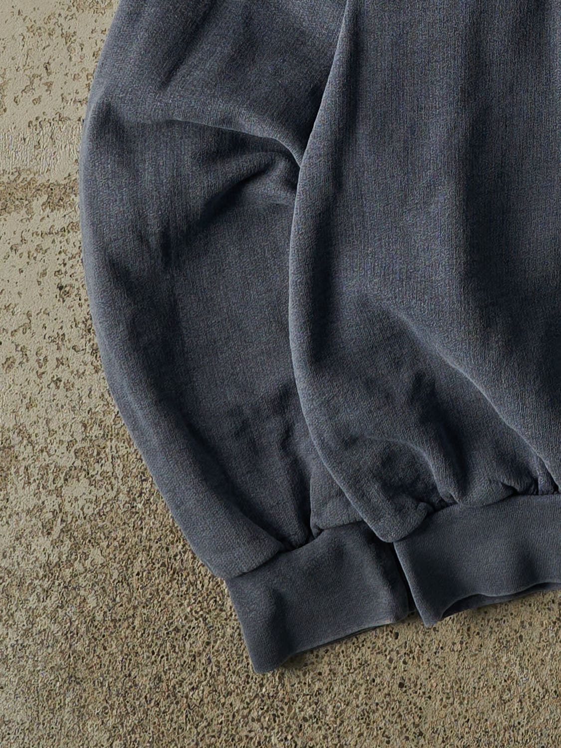 Vintage 90s Washed Blue Northern Elements Quarter Button Crewneck (L)
