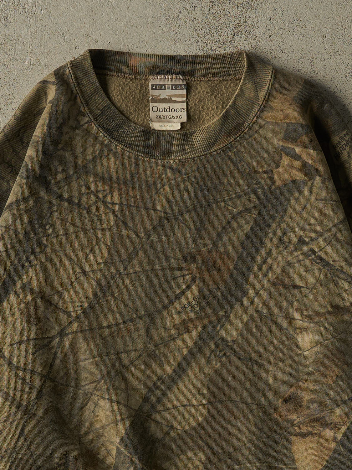 Vintage 90s Camo Realtree Crewneck (XL/XXL)