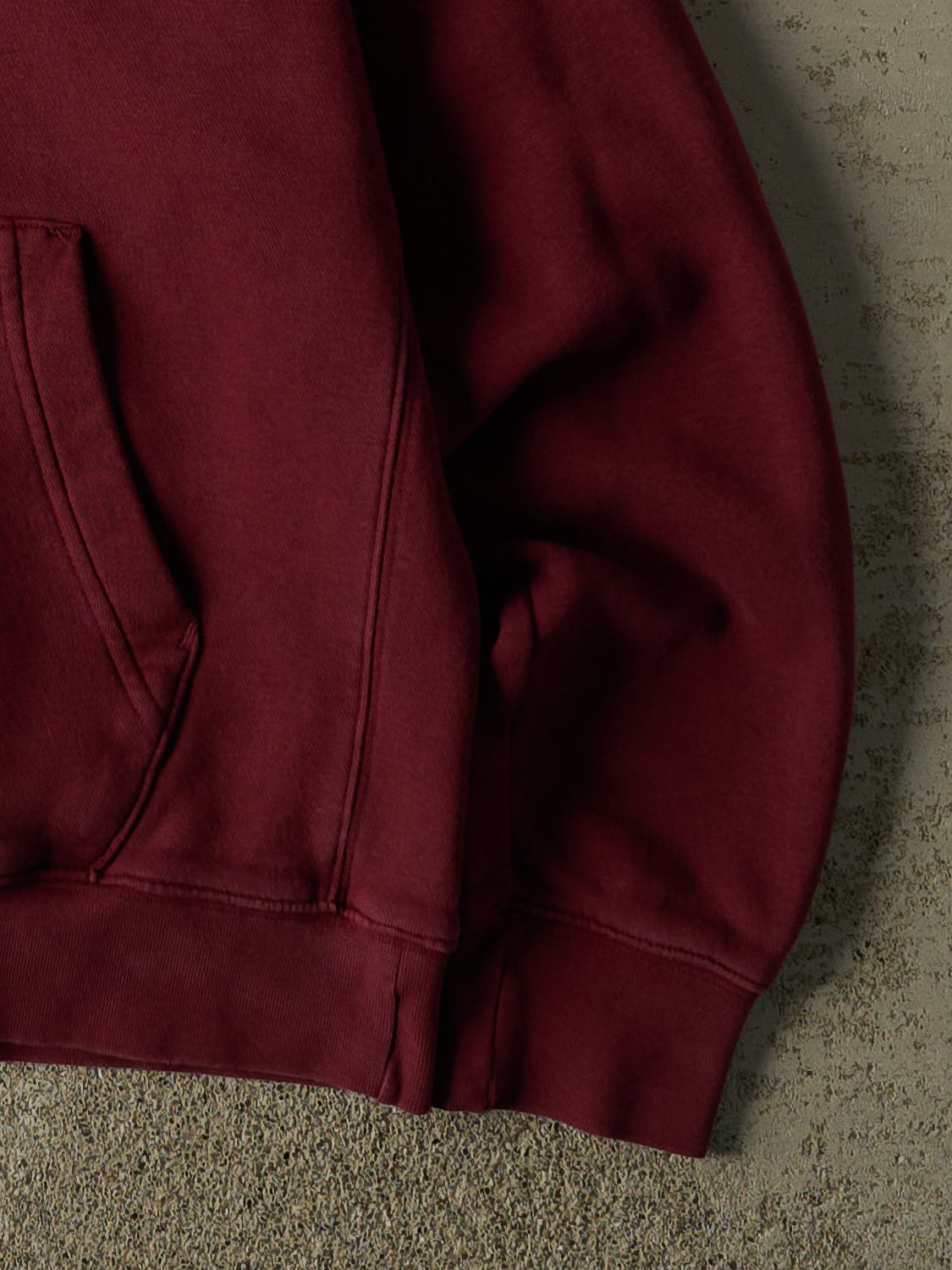 Vintage Y2K Burgundy Nike Embroidered Hoodie (S/M)