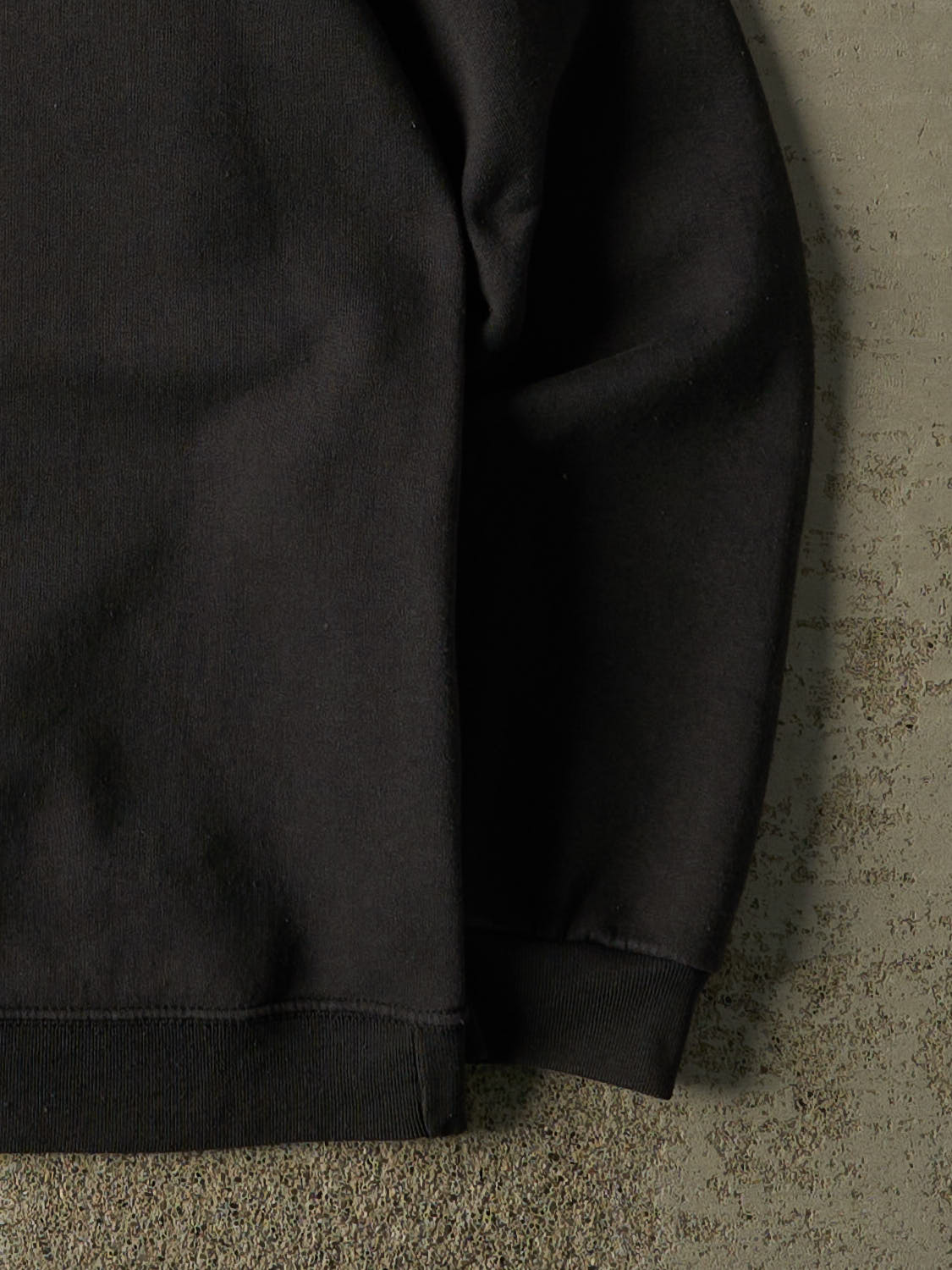 Vintage 90s Black Blank Crewneck (L)