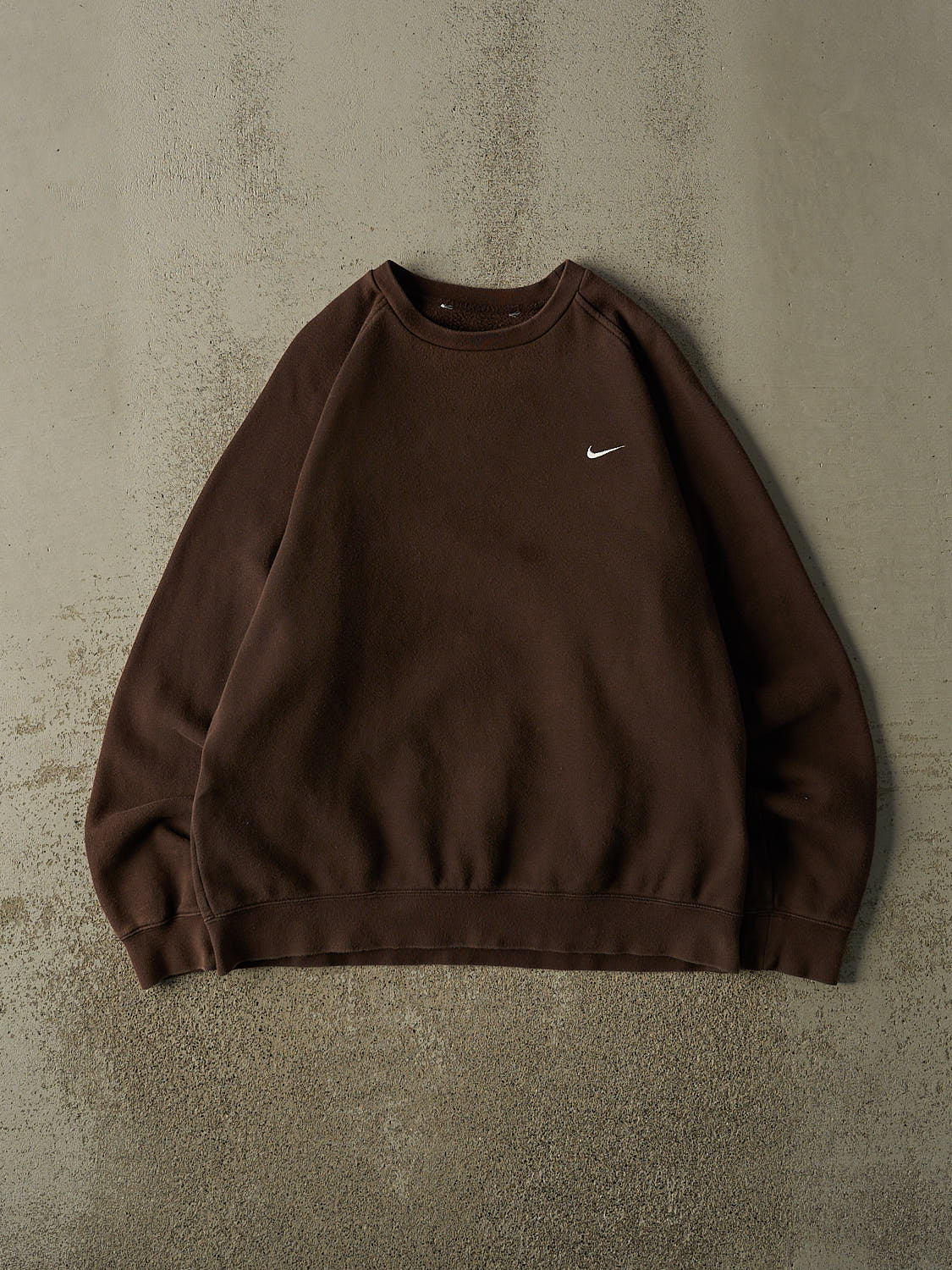 Vintage Y2K Brown Nike Embroidered Crewneck (L/XL)