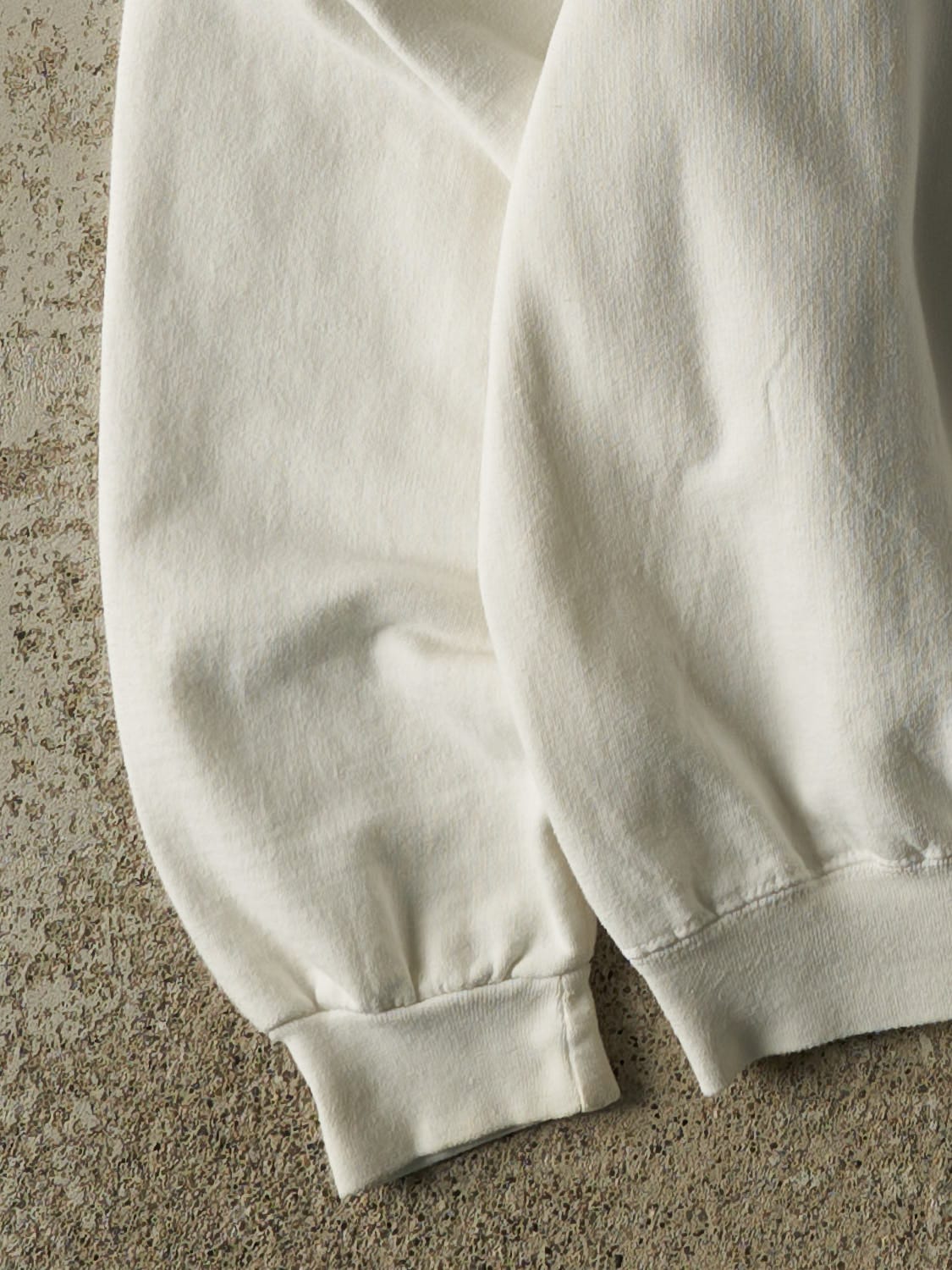 Vintage 90s White Brigantine Beach Boxy Crewneck (L)