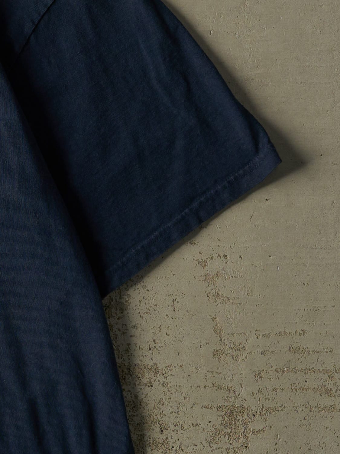 Vintage Y2K Navy Blue Nike Logo Tee (XXL)