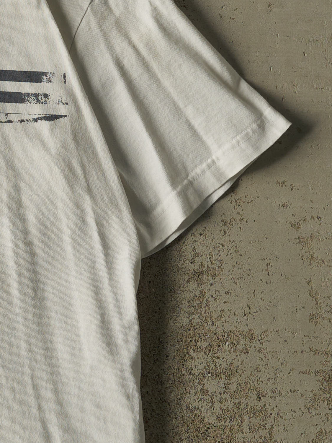 Vintage 90s White Adidas Logo Tee (M)