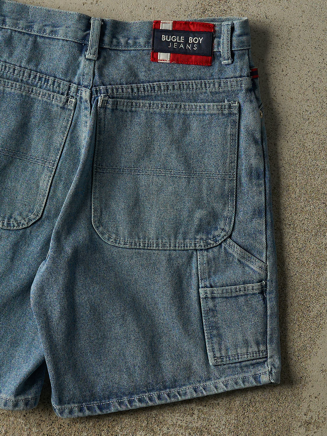 Vintage 90s Light Wash Bugle Boy Carpenter Jorts (30x7.5)