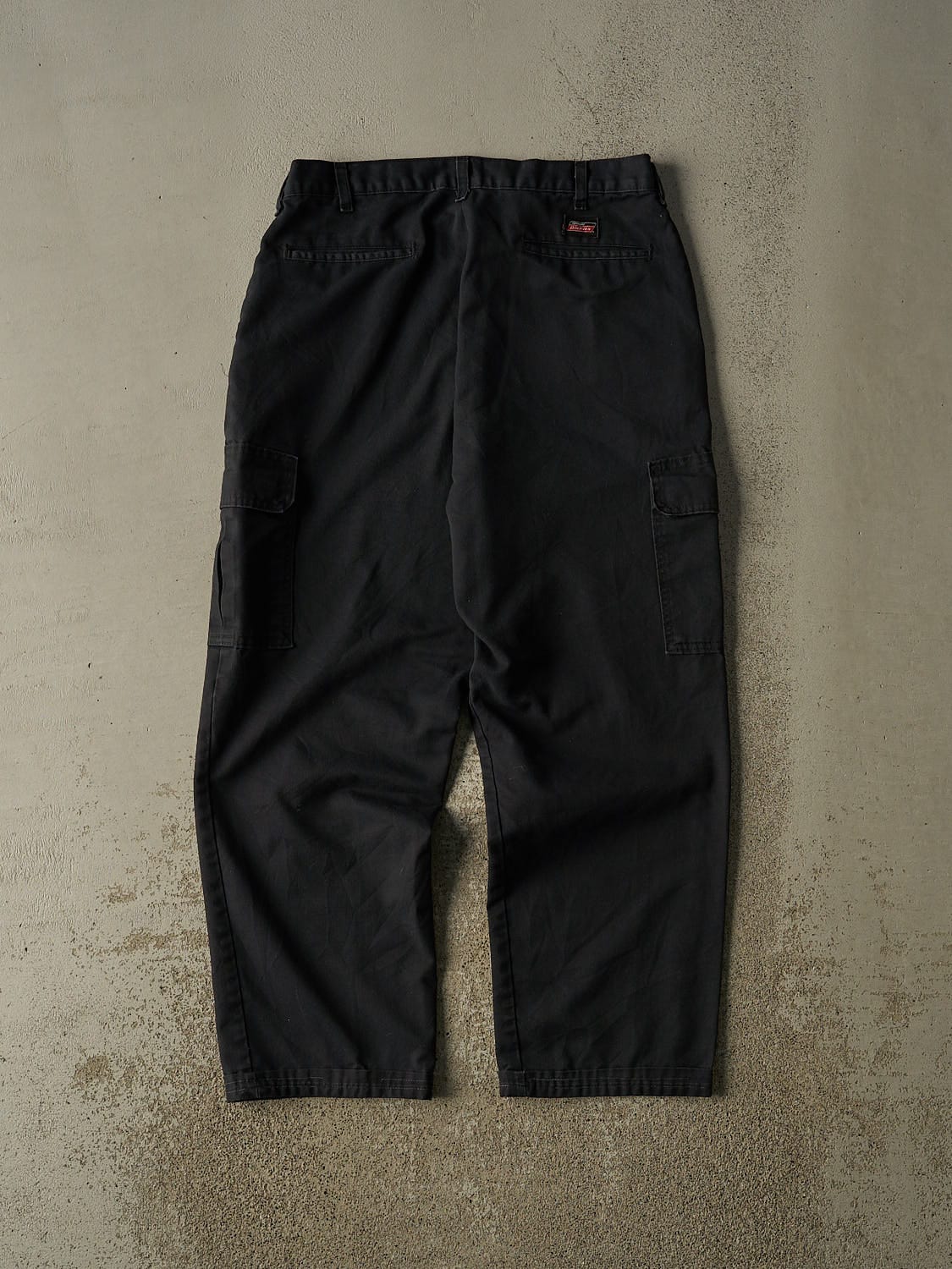 Vintage Y2K Faded Black Dickies Cargo Work Pants (34x29)