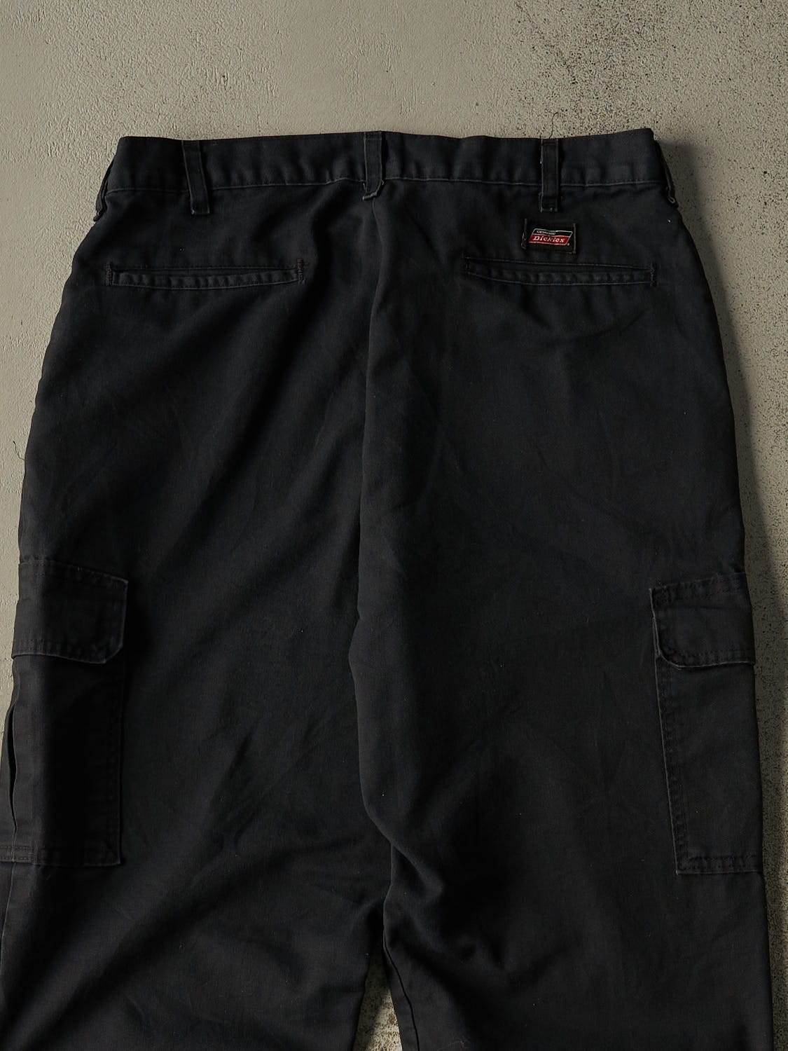 Vintage Y2K Faded Black Dickies Cargo Work Pants (34x29)