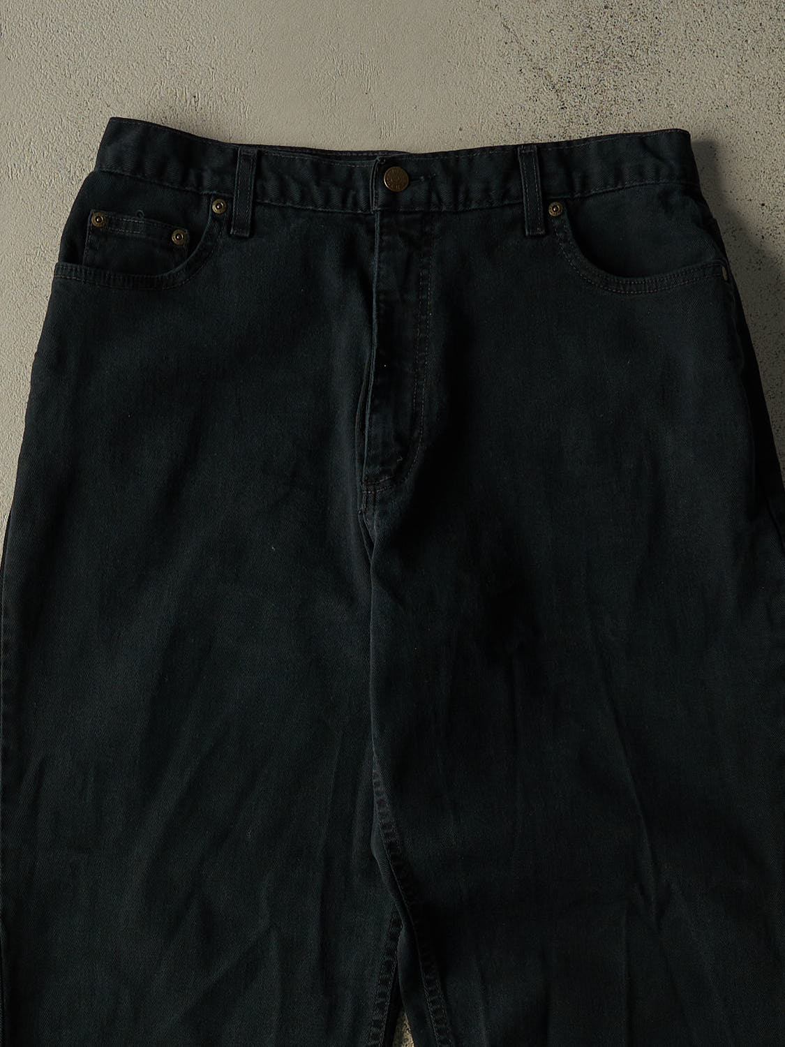 Vintage Y2K Faded Black Denver Hayes Denim Pants (31x33)