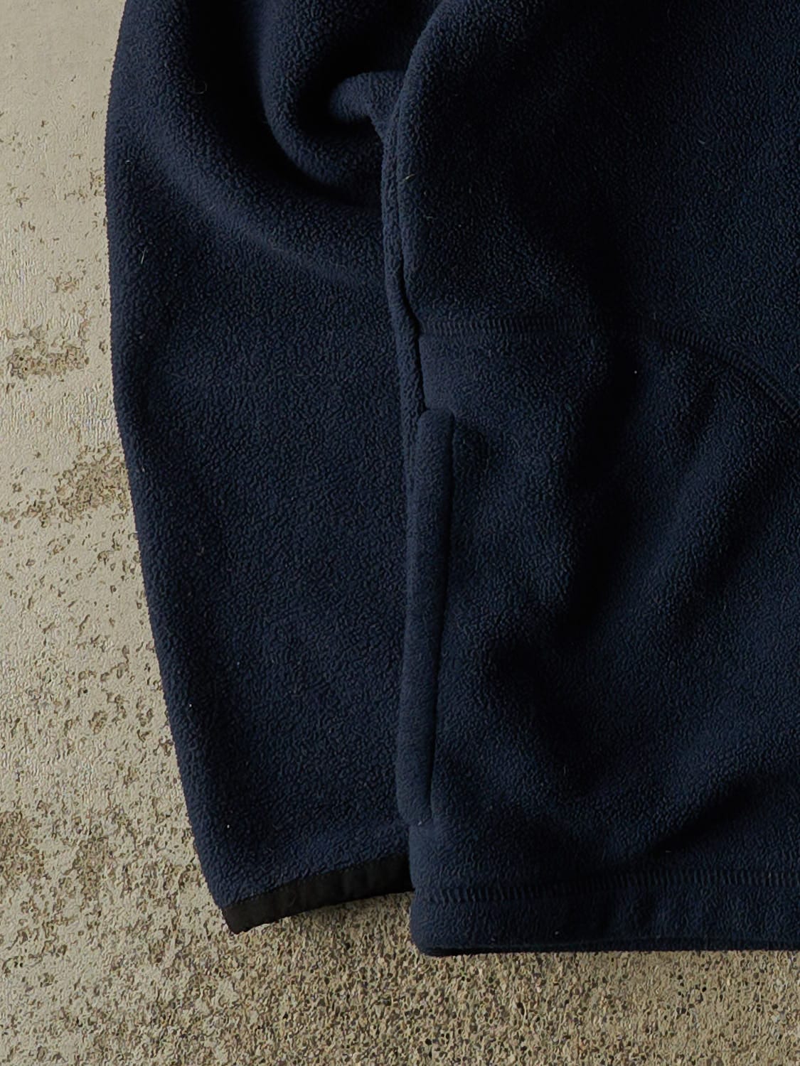 Vintage 90s Navy Blue Old Navy Quarter Zip Fleece (M/L)