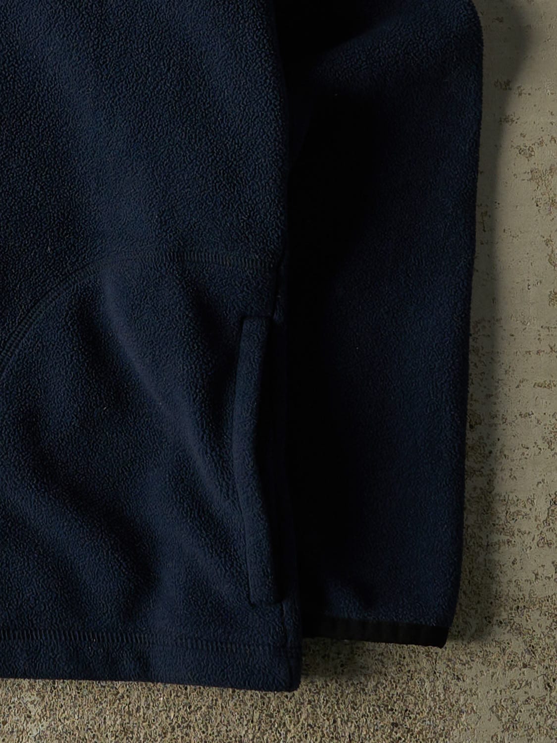 Vintage 90s Navy Blue Old Navy Quarter Zip Fleece (M/L)