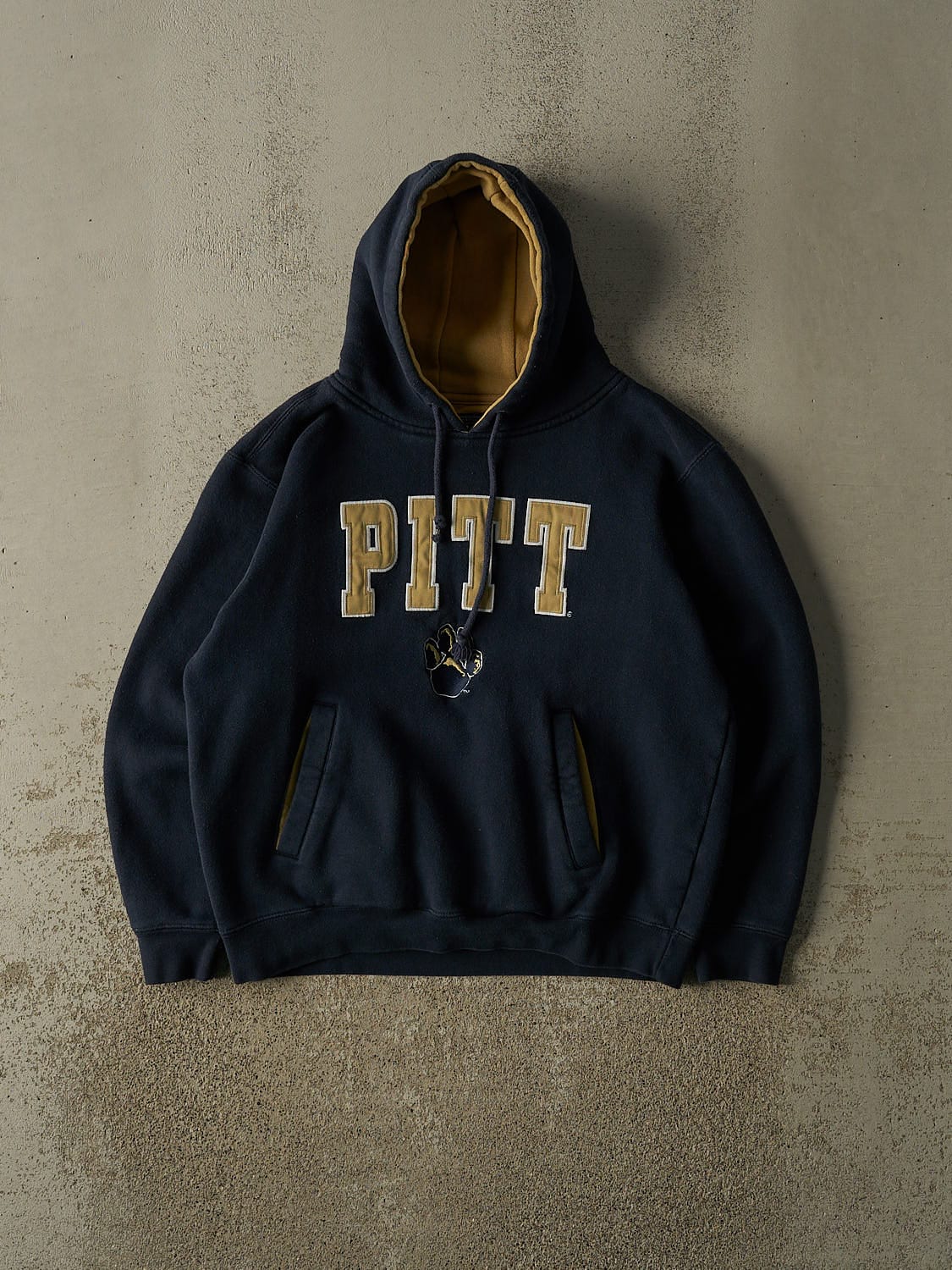 Vintage Y2K Navy Blue Pittsburgh University Panthers Hoodie (XS/S)