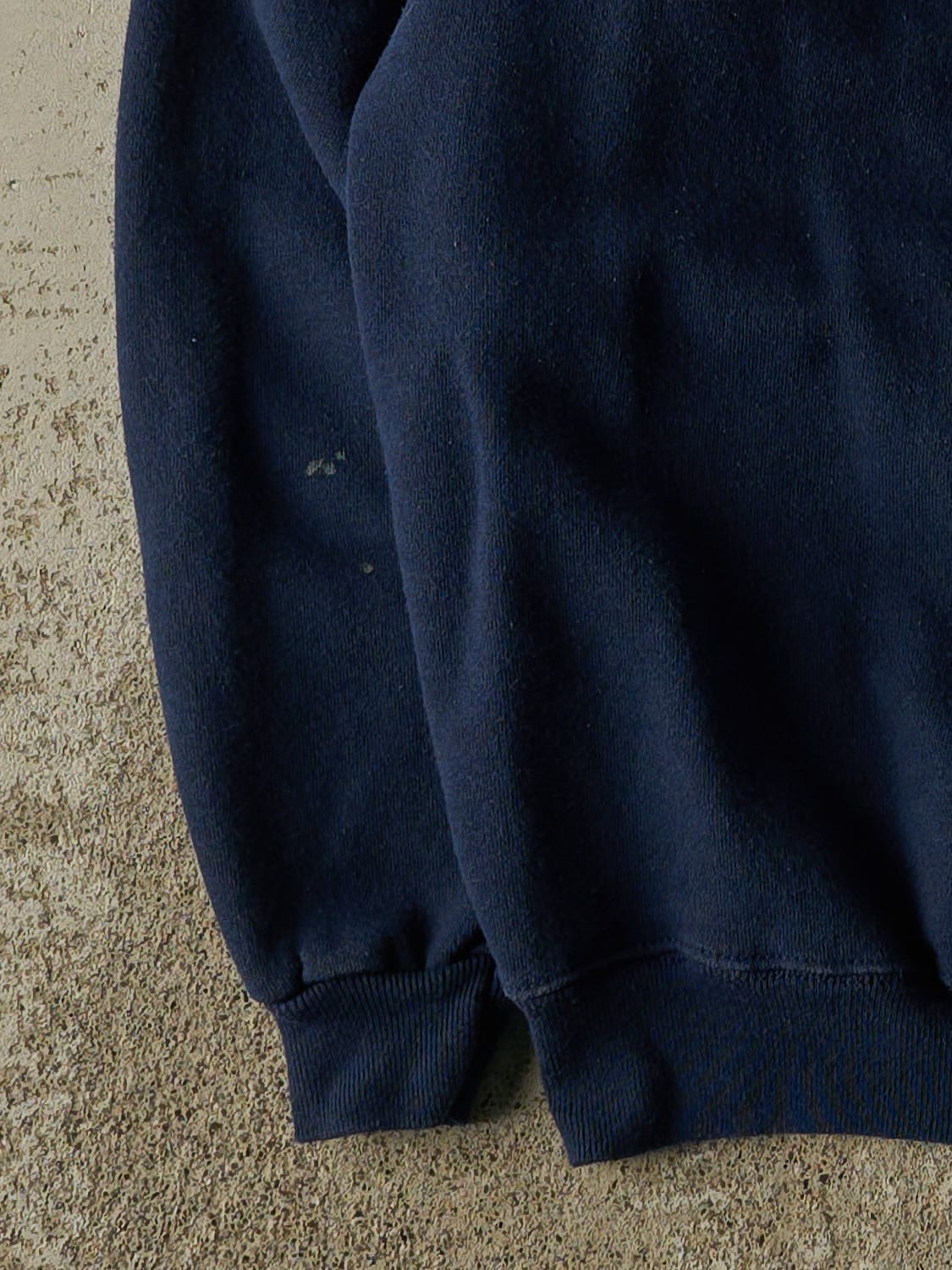 Vintage 80s Navy Blue Blank Crewneck (S)