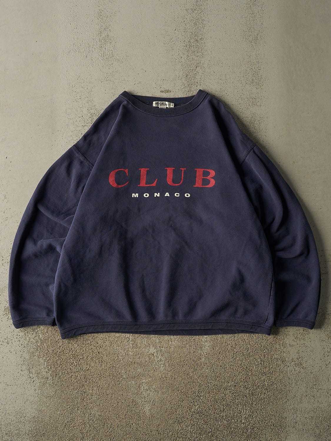Vintage 90s Navy Blue Club Monaco Crewneck (L/XL)