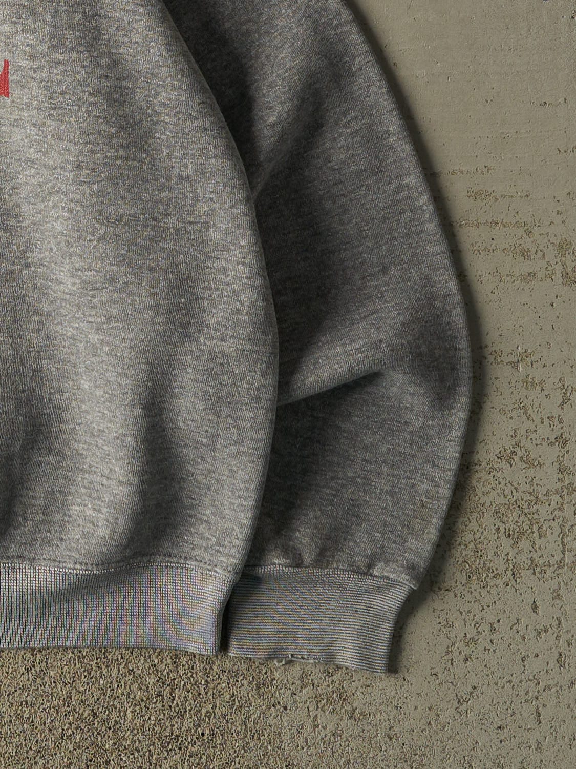 Vintage 80s Grey Discus Athletic Tawas Softball Hoodie (M/L)