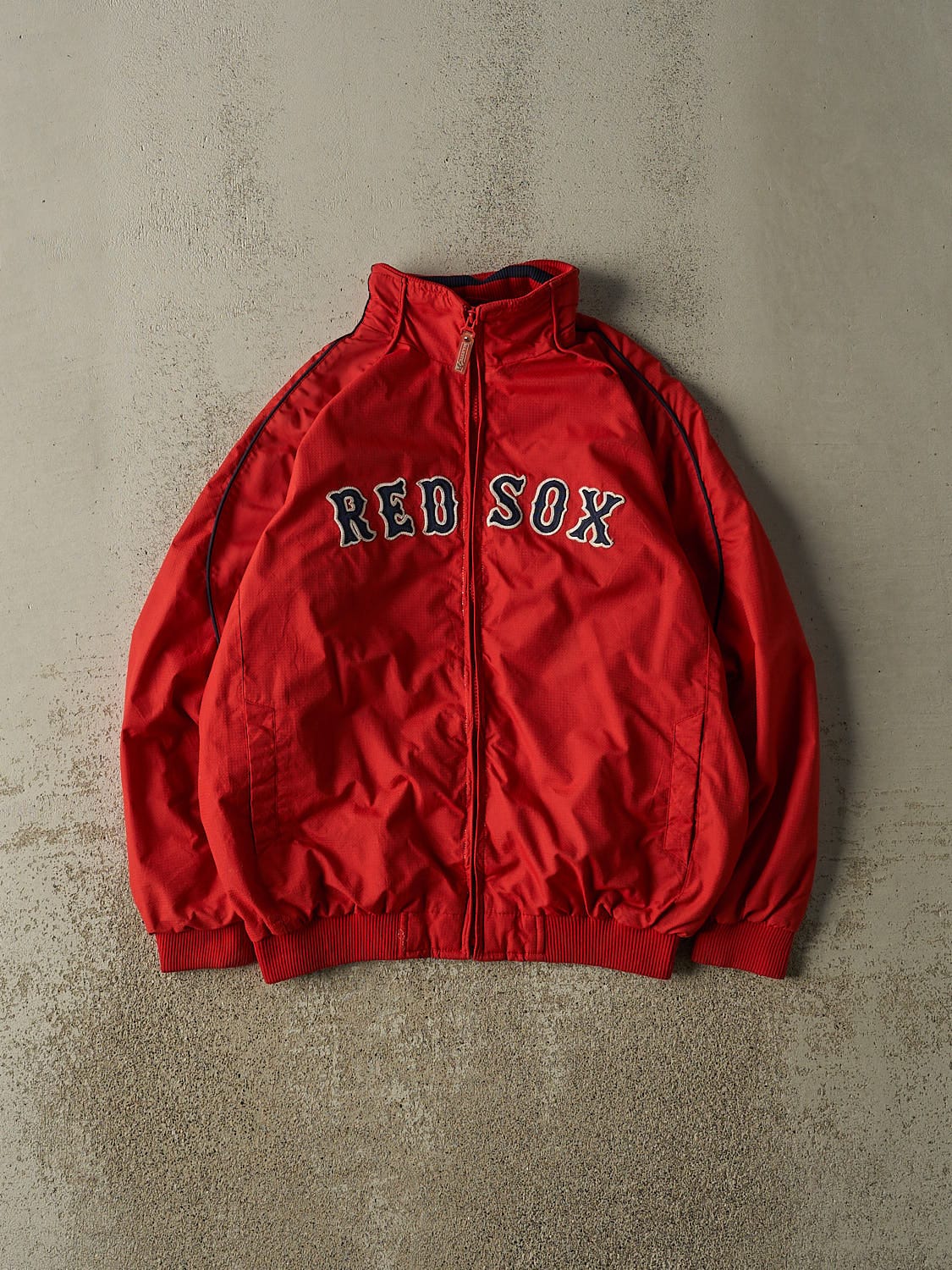 Vintage Y2K Red Boston Red Sox Windbreaker Jacket (S/M)