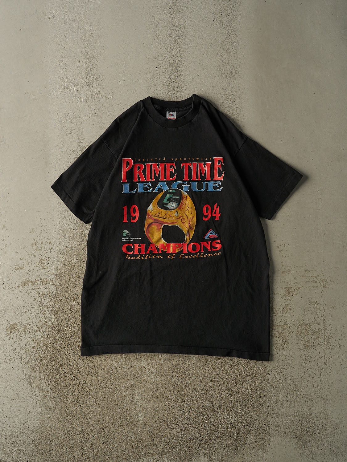 Vintage 94' Black Prime Time League Champions Tee (L/XL)