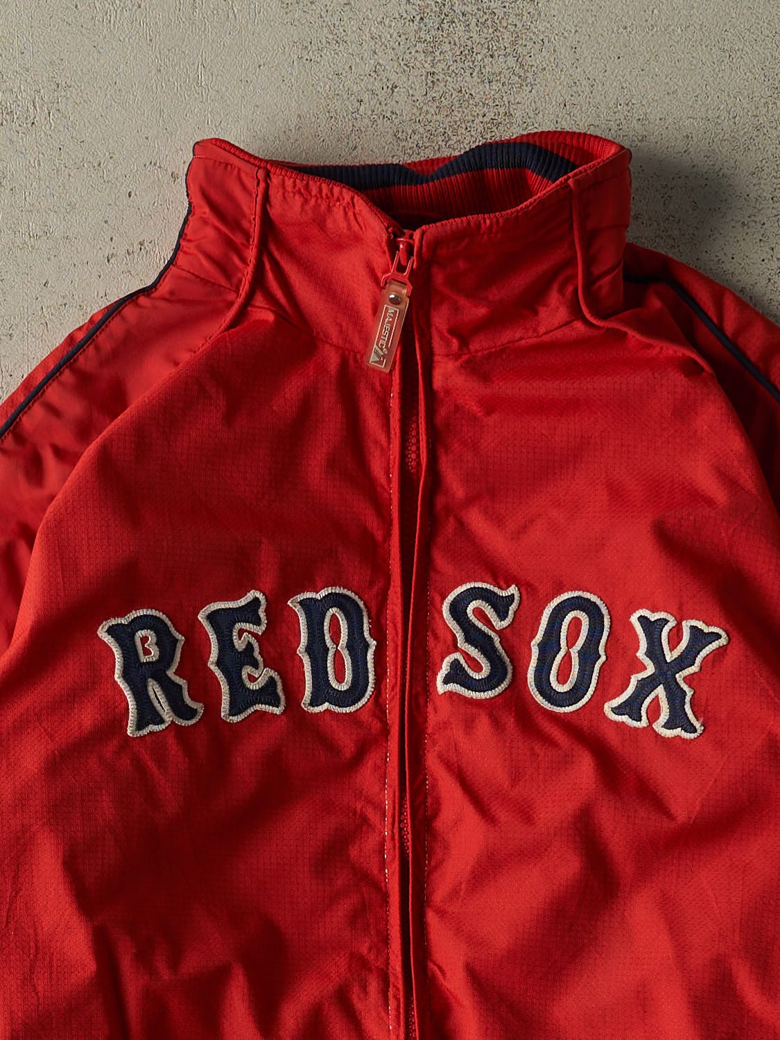 Vintage Y2K Red Boston Red Sox Windbreaker Jacket (S/M)