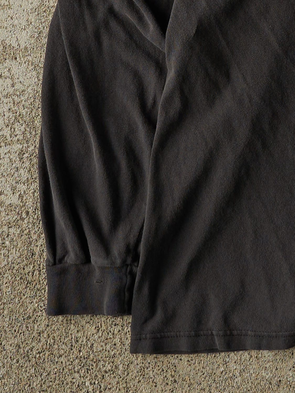 Vintage 90s Black Adidas Long Sleeve (XL)