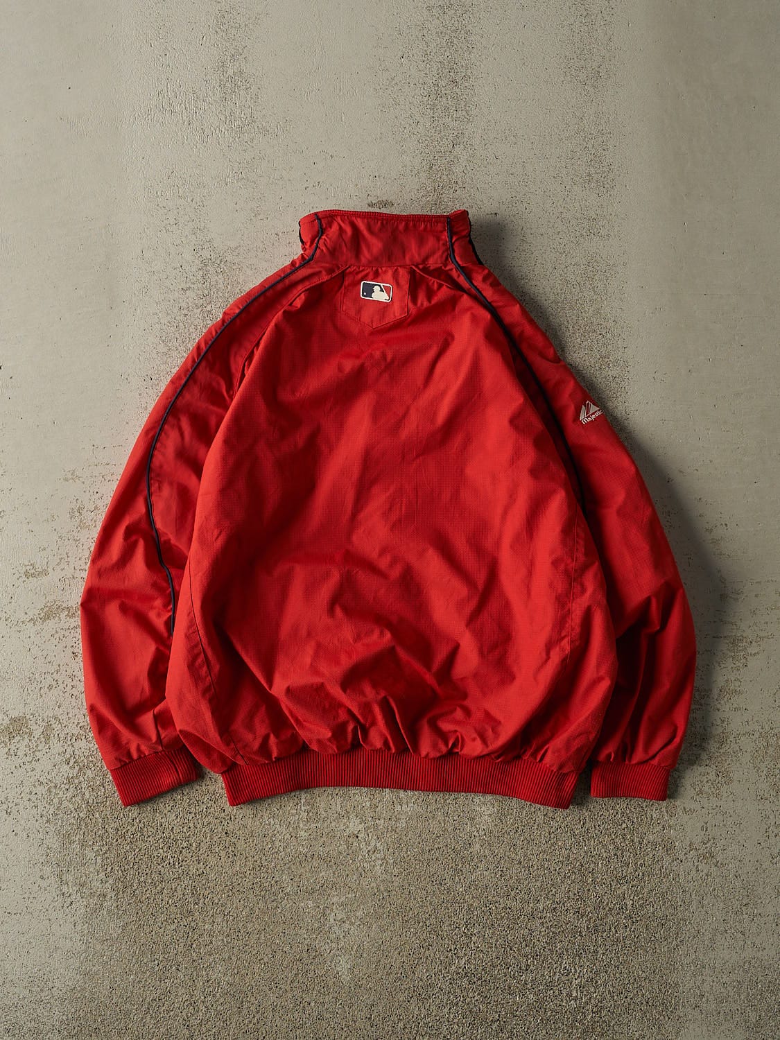 Vintage Y2K Red Boston Red Sox Windbreaker Jacket (S/M)
