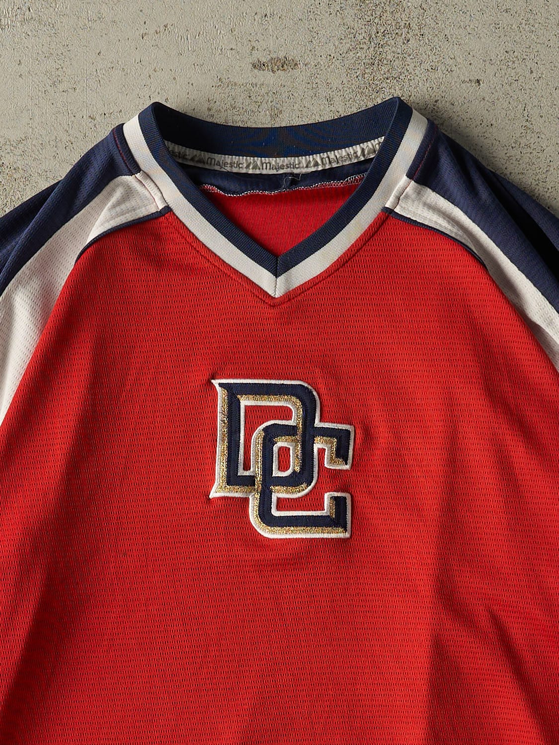 Vintage Y2K Red, White & Navy Washington Nationals Jersey (XL)