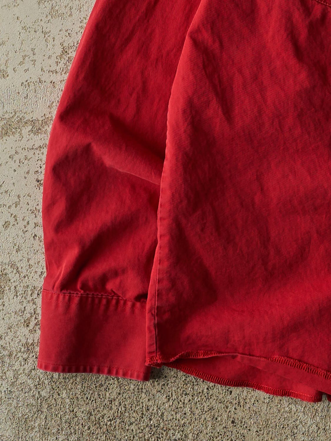 Vintage 90s Red Wrangler Button Up Long Sleeve (L/XL)