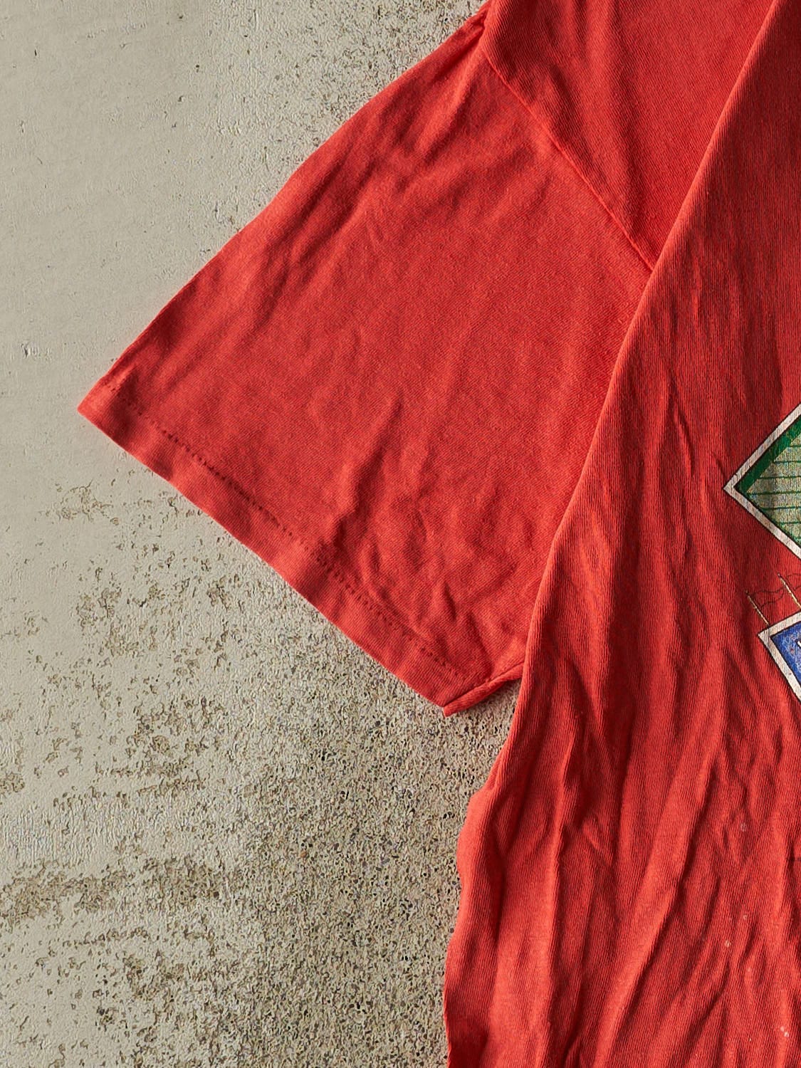 Vintage 90' Red Cincinnati Reds World Series Champions Tee (L/XL)