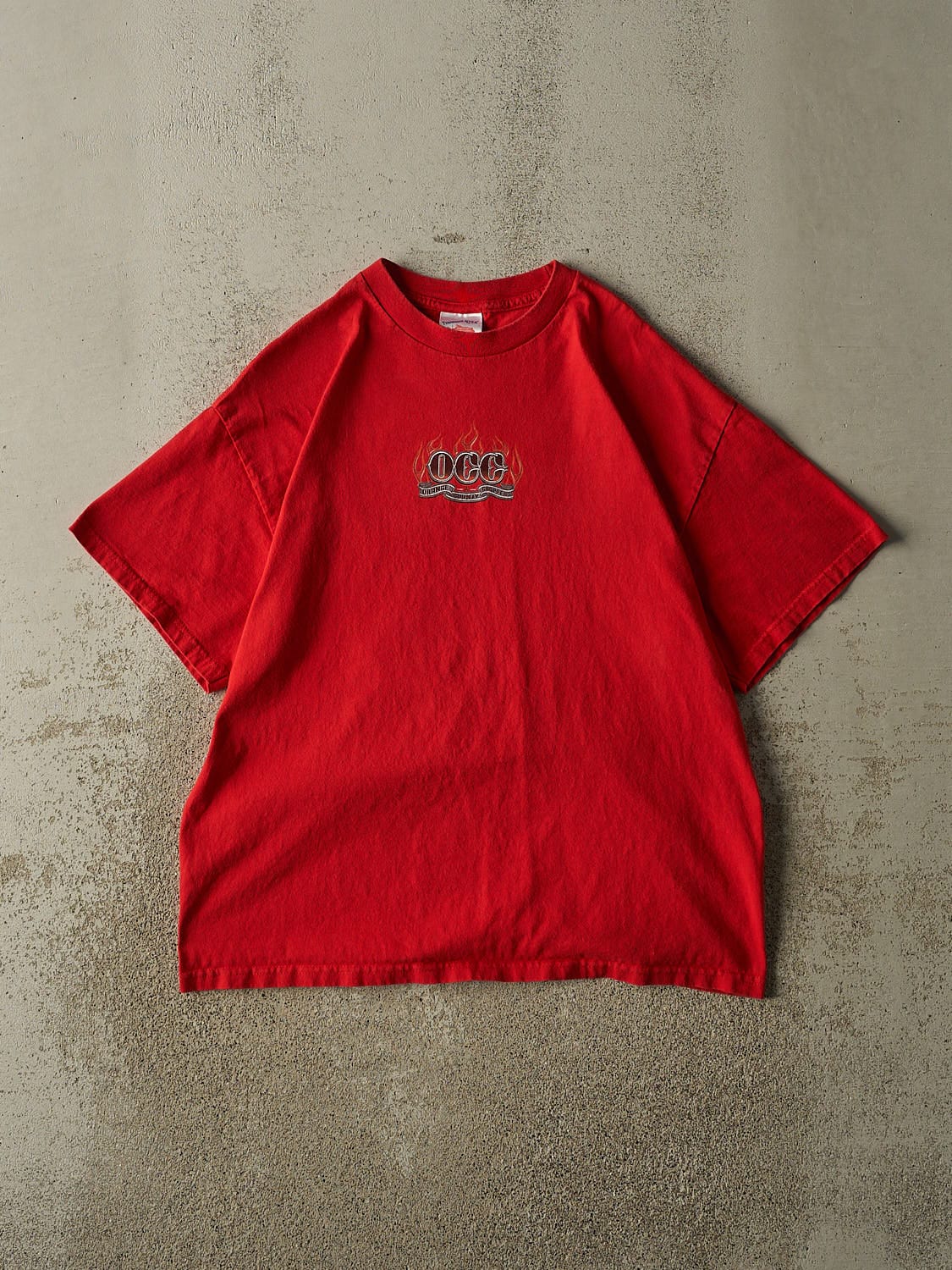 Vintage Y2K Red Orange County Choppers Tee (L)