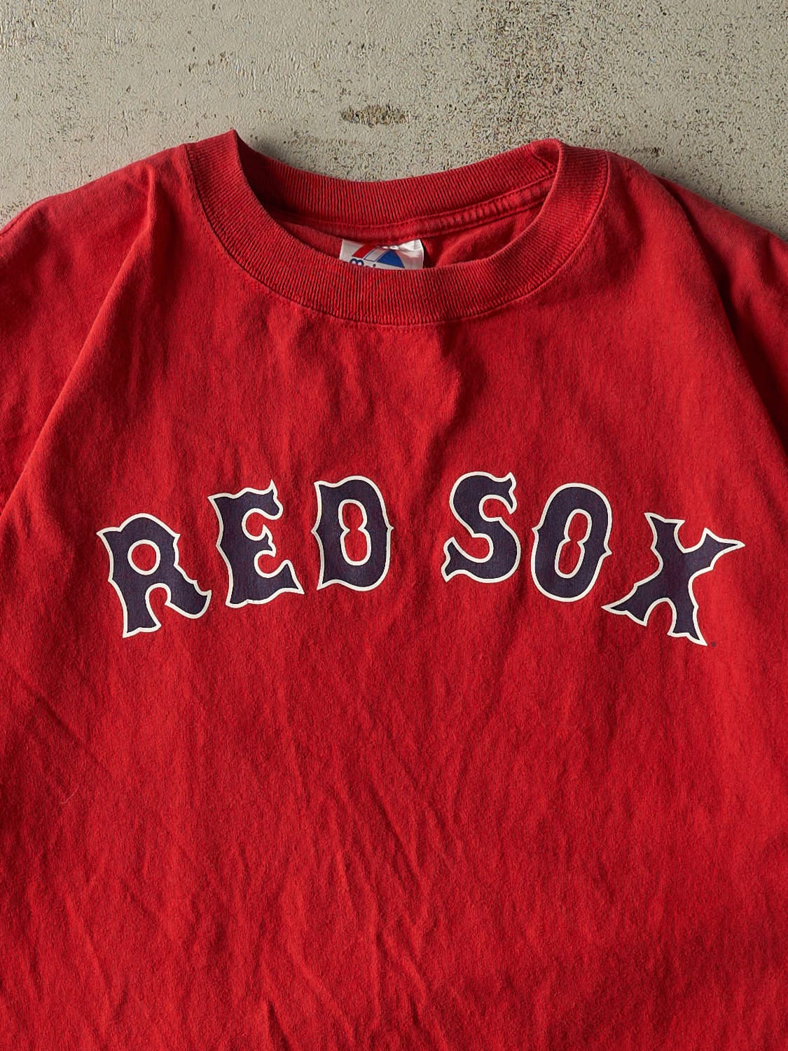 Vintage Y2K Red Boston Red Sox #61 Arroyo Tee (L/XL)