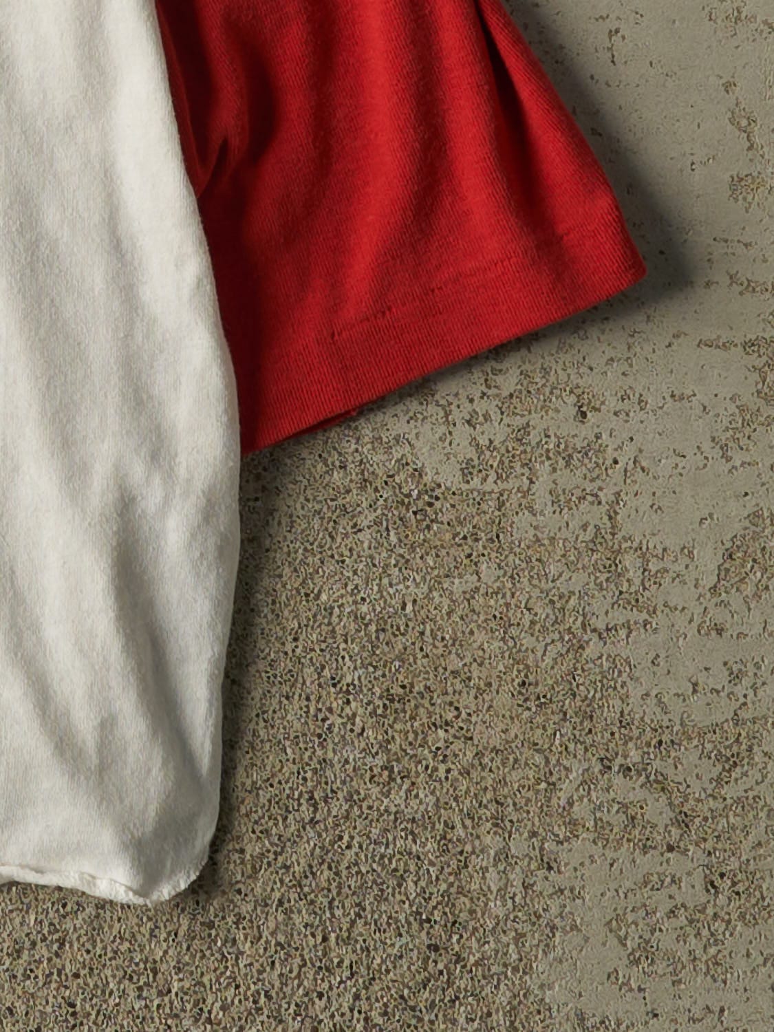 Vintage 90s White & Red Puerto Rico Raglan Tee (XS/S)