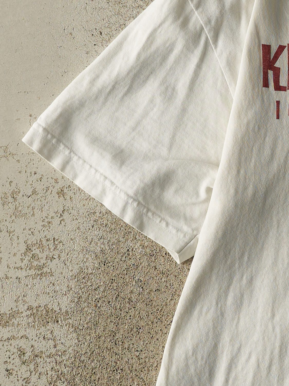Vintage 90s White "Keep Staring, I Could Be Your Valentine" Tee (L)