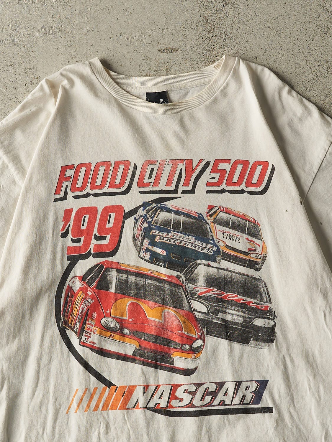 Vintage 99' White Food City 500 Nascar Tee (XL)