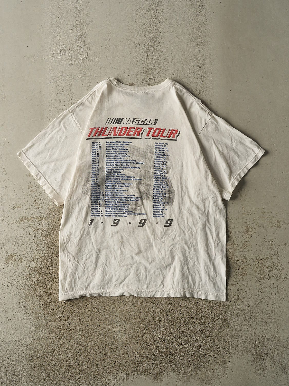 Vintage 99' White Food City 500 Nascar Tee (XL)