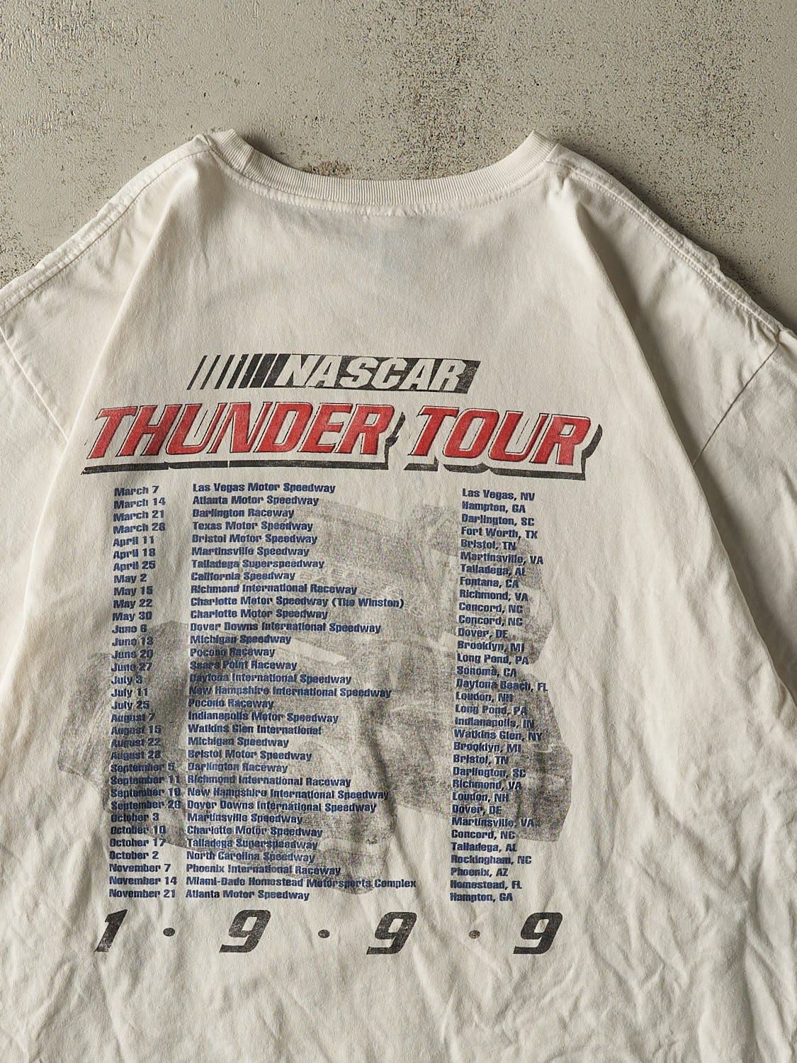 Vintage 99' White Food City 500 Nascar Tee (XL)