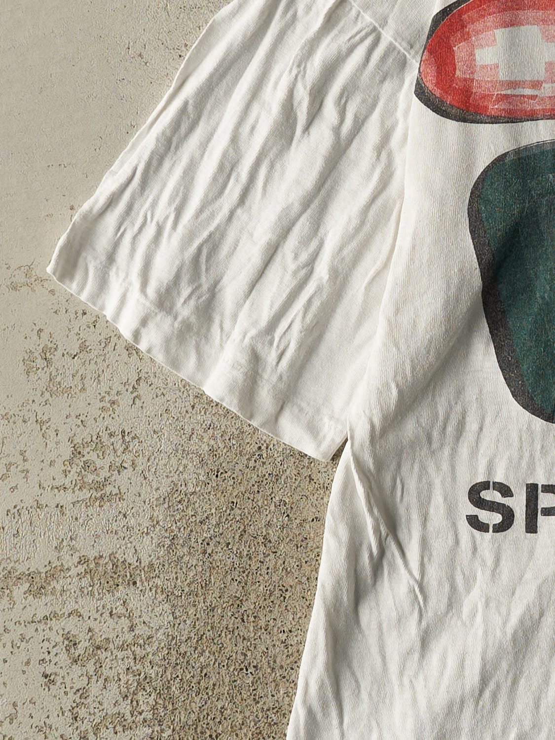 Vintage 90s White Fila Tee (S/M)