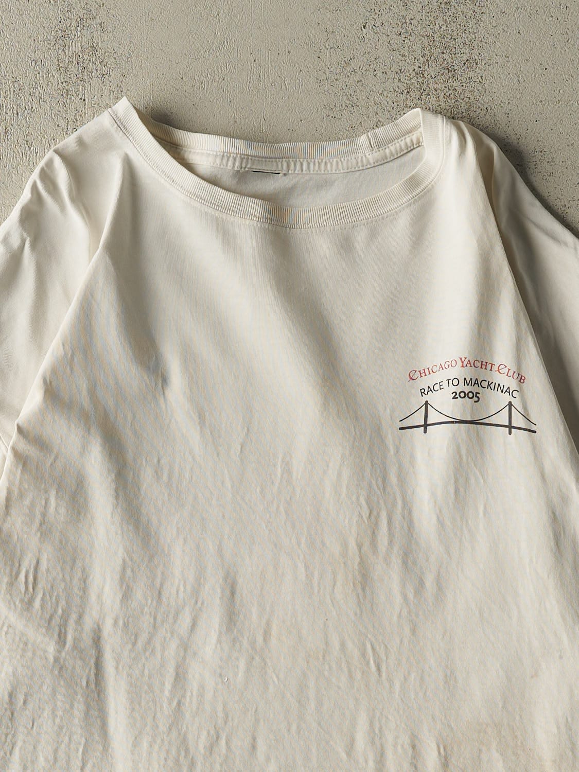 Vintage 05' White Chicago Yacht Club Tee (XL/XXL)